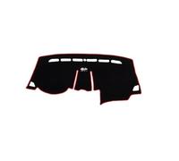 Coperture Cruscotto Compatibile Con Ford Per Edge 2015~2022 Copricruscotto auto tappetino antiscivolo cruscotto protezione solare(LHD Red)