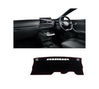 Coperture cruscotto per auto Auto Cruscotto Copertura Evitare La Luce Antiscivolo Zerbino Protector Compatibile Con MG 4 MG4 EV EH32 Mulan Elettrico 2022 2023 2024(A Red Side RHD)