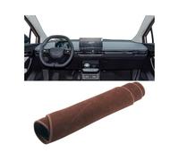 Coperture cruscotto per auto Auto Cruscotto Copertura Evitare La Luce Antiscivolo Zerbino Protector Compatibile Con MG 4 MG4 EV EH32 Mulan Elettrico 2022 2023 2024(B Brown LHD)