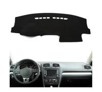 Coperture cruscotto per auto Dash Zerbino Cruscotto Copertura Tappetini Compatibile Con VW Per Golf 6 MK6 2009 2010 2011 2012 2013(Left Hand Drive,Black Edge)