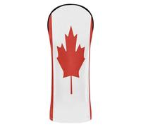 Coperture da golf in pelle di alta qualità con targhetta numerata, progettate per adattarsi a tutti i legni e ai conducenti bandiera nazionale del Canada