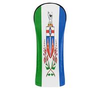 Coperture da golf in pelle di alta qualità con targhetta numerata, progettate per adattarsi a tutti i legni e alla bandiera Yukon dei conducenti