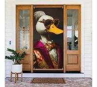 Coperture decorative per porte a forma di anatra in stile nobile, decorazioni per interni ed esterni, decorazioni per primavera/estate/autunno/inverno, Halloween, decorazioni natalizie