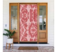 Coperture decorative per porte a forma di carne rossa, decorazioni per interni ed esterni, primavera/estate/autunno/inverno, decorazioni natalizie di Halloween