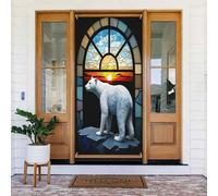 Coperture decorative per porte con orsetto colorato n. 99, decorazioni per interni ed esterni, primavera, estate, autunno, inverno, Halloween, Natale, decorazioni per la casa