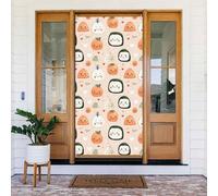 Coperture decorative per porte con stampa a forma di palla di riso, per interni/esterni, primavera, estate, autunno, inverno, Halloween, Natale, decorazioni per la casa
