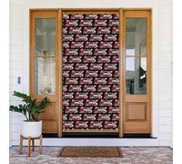 Coperture decorative per porte di camion dei vigili del fuoco e di salvataggio, decorazioni per interni ed esterni, decorazioni natalizie per Halloween, primavera/estate/autunno/inverno
