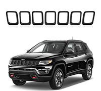 Coperture della Griglia Anteriore del Veicolo Inserti del Telaio per Compass 2017-2020 (Matte Nero)