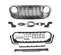Coperture della Griglia Anteriore Per Jeep Per Wrangler JL/Per Gladiator JT 2018 2019 2020 2021 2022 2023 2024 Griglia Anteriore A Maglie Nere