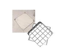 Coperture di botola in acciaio inossidabile personalizzate 35,4 x 35,4 pollici con ganci 2 pollici ad alto drenaggio es design a filo per soluzioni di drenaggio ottimali