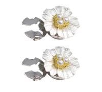 Coperture Di Bottoni - Copertura Di Pulsante 2.5x2.5cm | Gemello Decorativo Di Perle A Forma Di Fiori, Incontri Di Affari, Celebrazioni E Riunioni, Fornendo Una Soluzione Adaptabl