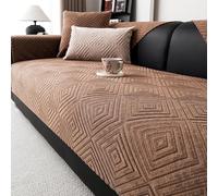 Coperture Di Divani Di Chenille Morbidi - Coperture Di Divani Non Slittata 1, 2, 3 Posti, Perfette Per La Protezione Dei Mobili A Forma Con Doppia Tubazione Distintiva, Scopri Eleganza F 70 * 50cm