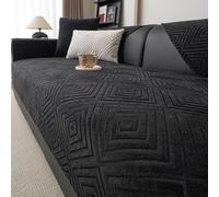 Coperture Di Divani Di Chenille Morbidi - Coperture Di Divani Non Slittata 1, 2, 3 Posti, Perfette Per La Protezione Dei Mobili A Forma Con Doppia Tubazione Distintiva, Scopri Eleganza C 70 * 50cm