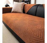 Coperture Di Divani Di Chenille Morbidi - Coperture Di Divani Non Slittata 1, 2, 3 Posti, Perfette Per La Protezione Dei Mobili A Forma Con Doppia Tubazione Distintiva, Scopri Eleganza E 70 * 50cm