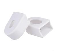 Coperture di protezione per guarnitura per bici realizzate in gomma resistente all'usura, si adattano alla maggior parte delle pedivelle per bici da strada e a scatto fisso per evitare danni (bianco)