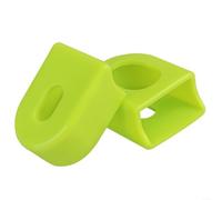 Coperture di protezione per guarnitura per bici realizzate in gomma resistente all'usura, si adattano alla maggior parte delle pedivelle per bici da strada e a scatto fisso per evitare danni (verde)