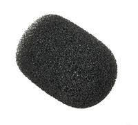 Coperture di ricambio in schiuma morbida per microfoni auricolari, confezione da 10 pezzi, parabrezza (nero)