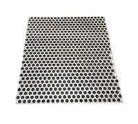Coperture di scarico, filtro di scarico quadrato, filtro per fognatura in acciaio inossidabile 304, foro da 5 mm, protezioni per scarico di scarico per esterni e interni, doccia e lavello della cucina