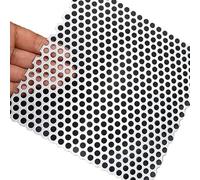 Coperture di scarico per scarico esterno, protezione quadrata per foglie, foro da 5 mm, coperture per scarico doccia (10 x 10 cm)