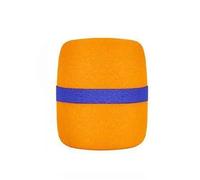 Coperture di schiuma per microfono, 5 pezzi di ricambio for microfono multicolore in spugna, filtro anti-pop for parabrezza(5pcs Orange)