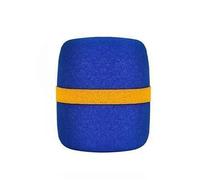 Coperture di schiuma per microfono, 5 pezzi di ricambio for microfono multicolore in spugna, filtro anti-pop for parabrezza(5pcs Blue)