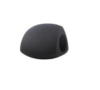 Coperture di schiuma per microfono, Antivento for microfono in schiuma triangolare multicolore da 2 pezzi for microfoni for interviste portatili(Black)