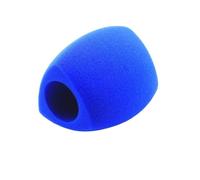 Coperture di schiuma per microfono, Antivento in schiuma for microfono for microfoni for interviste portatili, apertura da 40 mm, multicolore(Blue)