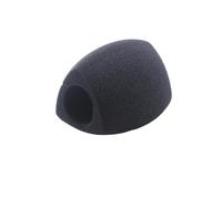 Coperture di schiuma per microfono, Antivento in schiuma for microfono for microfoni for interviste portatili, apertura da 40 mm, multicolore(Black)