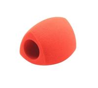 Coperture di schiuma per microfono, Antivento in schiuma for microfono for microfoni for interviste portatili, apertura da 40 mm, multicolore(Red)