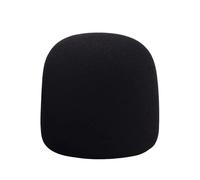 Coperture di schiuma per microfono, Copri microfono in schiuma, 2 pezzi, parabrezza multicolore(Black)
