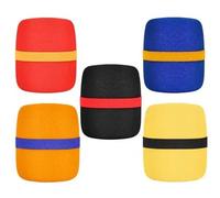 Coperture di schiuma per microfono, Copri Microfono In Spugna Multicolor 5 Pz