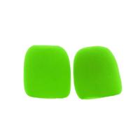 Coperture di schiuma per microfono, Copri parabrezza in schiuma for microfono, 2 pezzi, multicolore(Green)