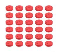 Coperture di sicurezza per amo triplo, 30 pezzi, protezioni protettive per ami da pesca, per evitare danni all'amo e mantenere gli ami organizzati (rosso)