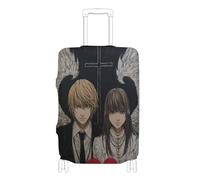 Coperture elastiche grandi per bagagli antigraffio Fit valigia copre Baggage Protector Fit 18-32 Inch Bagagli, attraversare la morte anime, M 22-24 in