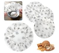 Coperture Elastiche Per Alimenti, 4 Pzi Copri Ciotole Elastici Riutilizzabili, Coperchi Per Cestello Di Fermentazione, Accessori Cottura Pane Per La Lievitazione Dell'impasto