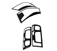 Coperture Fanali Posteriori Per Nissan NV350 Per Urvan Per Caravan E26 2016 2017 2018 Accessori Copertura Luci Posteriori Auto luci coda Coperture(Nero)