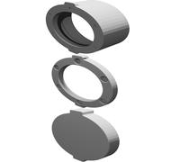 Coperture Film Solare per Binocolo Vortex Diamondback 10x42 Stampato 3D