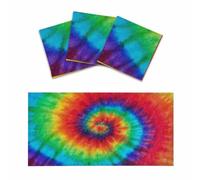 Coperture fluorescenti per plafoniere, 3 pezzi, colori arcobaleno | Goccia magnetica da soffitto per aule e l'ufficio, 1,2 x 0,6 m