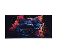 Coperture fluorescenti per plafoniere a forma di gatto astratto, 1,2 x | Goccia magnetica della casa della decorazione del soffitto dell'ufficio