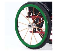 Coperture for bordo di spinta for sedia a rotelle 1 paio di coperture antiscivolo for sedia a rotelle, coperture for ruote posteriori for sedia a rotelle, coperture protettive for anello di spinta(Gre