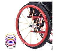 Coperture for bordo di spinta for sedia a rotelle Copertura antiscivolo in silicone antiusura for sedia a rotelle da 24 pollici, 1 paio(24inch)