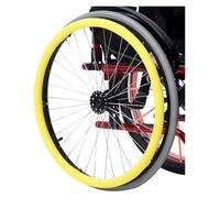 Coperture for bordo di spinta for sedia a rotelle Copricerchi for sedia a rotelle antiscivolo e resistenti all'usura da 24 pollici, copricerchi in silicone for ruote grandi(24inch)