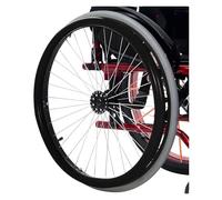 Coperture for corrimano for sedia a rotelle, 1 paio di coprimano antiscivolo e resistenti all'usura for sedia a rotelle(Black,24 inch)
