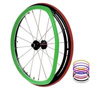 Coperture for corrimano for sedia a rotelle, Copertura antiscivolo in silicone resistente all'usura for sedia a rotelle sportiva con ruota posteriore da 22/24 pollici(Green,22inch)