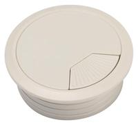Coperture for fori passacavi for cavi da scrivania in plastica ABS | Scenario di utilizzo multicolore da 50-80 mm: gestione dei cavi da scrivania for il bancone dell'ufficio(Grijs,53mm)