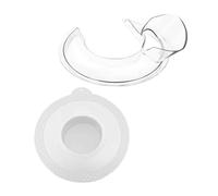 Coperture for miscelatori, coperchi paraspruzzi compatibili con i miscelatori con supporto inclinabile KitchenAid da 4,5-5 litri, protezione for il versamento sicuro e ciotola