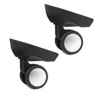 Coperture for valigie, ruote for bagagli, ruote for carrello da 2 pezzi Ruota a rulli for carichi pesanti di ricambio for valigia for bagagli Kit girevole a 360 gradi.