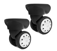 Coperture for valigie, ruote for bagagli, ruote for carrello da 2 pezzi Ruota a rulli for carichi pesanti di ricambio for valigia for bagagli Kit girevole a 360 gradi .(W104)