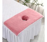 Coperture for Viso Tavolo da Massaggio, 40×80 Microfibra Massage Bed Mascheriner con Foro for il Viso, Letto di Bellezza Riuti(Color8,1pc)