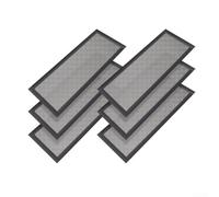 Coperture Griglia Pavimento 4x10 Pollici Adesive Nere(6PCS)